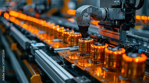 Behind the Charge: Close-up View of Electric Vehicle Battery Cell Manufacturing