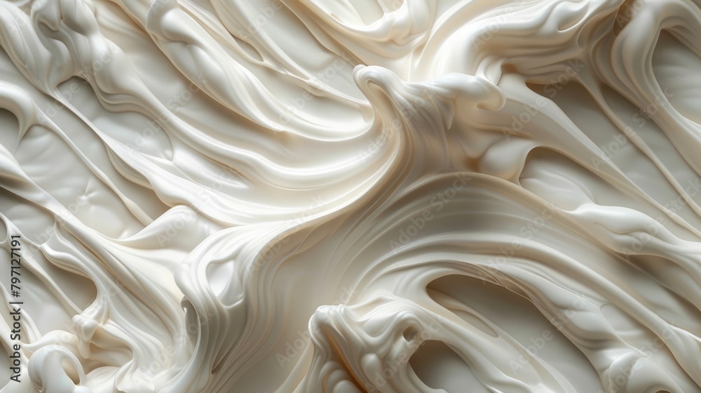 Morning Ritual Closeup Shaving Cream Foam in High Definition Realism