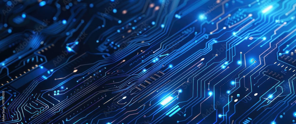 Technology concept. Abstract and futuristic circuit board or motherboard pattern background on a computer. Technology concept. Abstract and futuristic circuit board or motherboard pattern background on a computer.