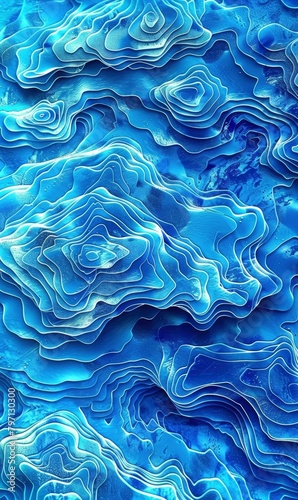 Aqua blue abstract background with gentle waves and flowing patterns, evoking a sense of tranquility and calmness
