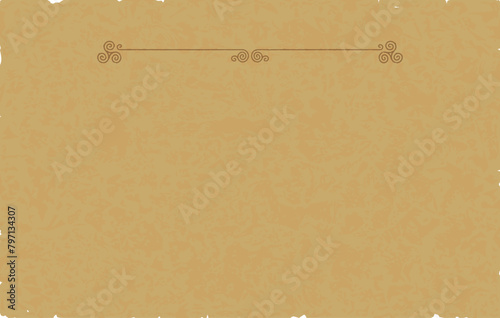 Parchment with Celtic Header - Celtic Spirals