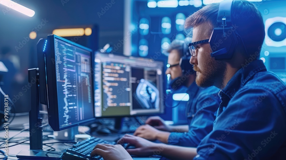 © buraratn - Computer repair technicians fixing hardware issues on a desktop computer, showcasing the importance of technical expertise in IT support.