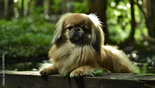 pekingese comes from china and is undoubtedly one of the oldest dog breeds ever he was bred only in the royal families and was of great value to them photo