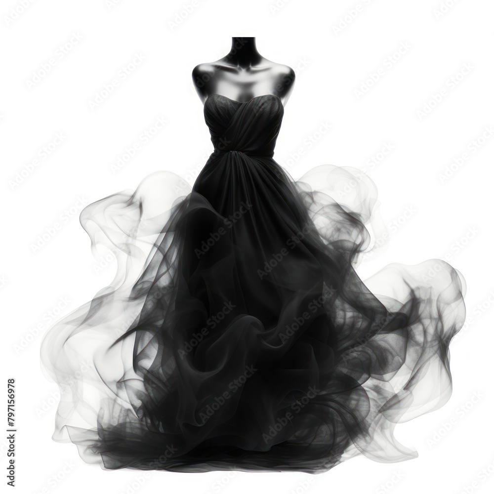 Mannequin fashion dress black. Mannequin fashion dress black.