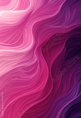 Abstract Pink and Purple Wavy Background