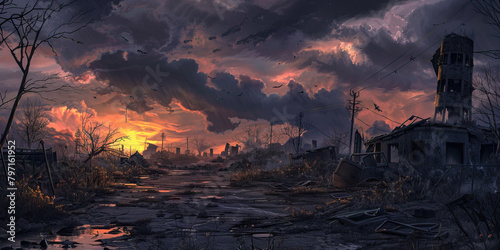 Forsaken Fallout: Stories of a Ravaged World - Stories of a world forsaken by civilization, where the fallout has ravaged the land and its inhabitants.