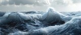 Powerful D Rendered Wave Reveals Oceans Majestic Height