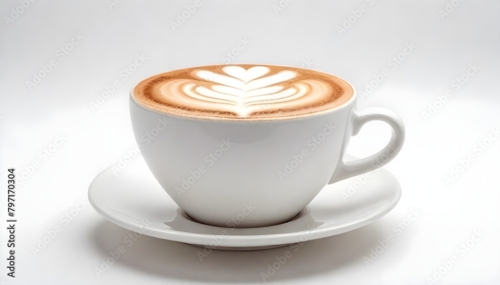 Coffee Cup Lette Art Digital Painting Isolated Mug Hot Drink Illustration Background Drink Design Coffee Cup Lette Art Digital Painting Isolated Mug Hot Drink Illustration Background Drink Design