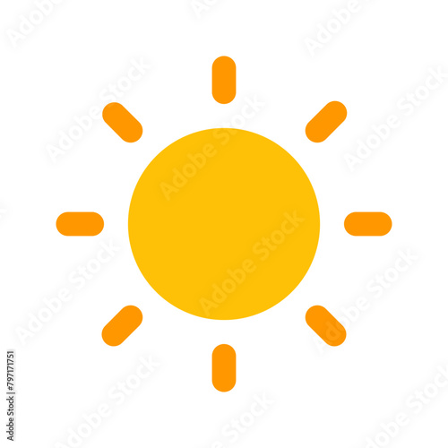 brightness flat icon
