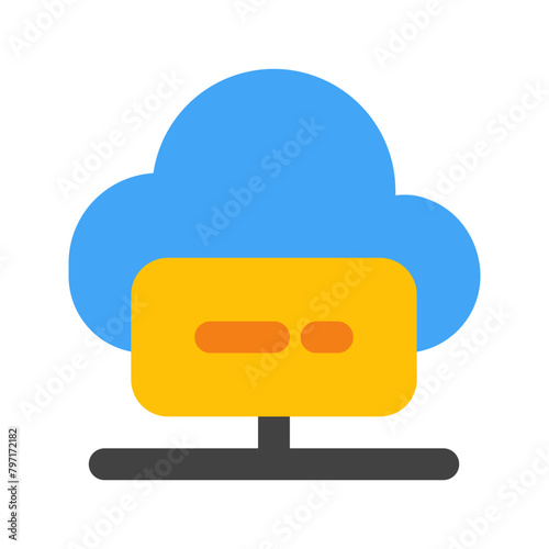 server flat icon