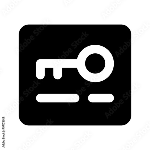 keyword glyph icon