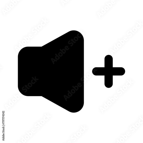 volume up glyph icon