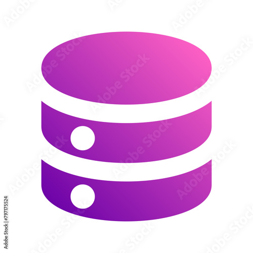 database gradient icon