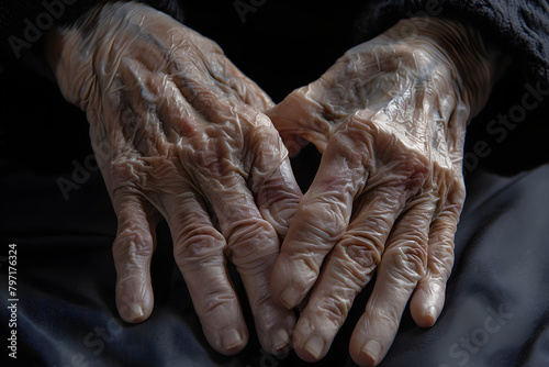 Graphic Visual Depiction of Rheumatoid Arthritis - Symptomatology in Hands