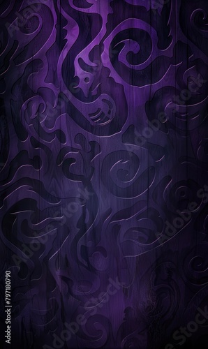 regal purple abstract background with swirling patterns and intricate designs, evoking a sense of luxury and sophistication, Hd Background