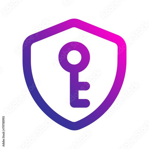 authentication gradient icon