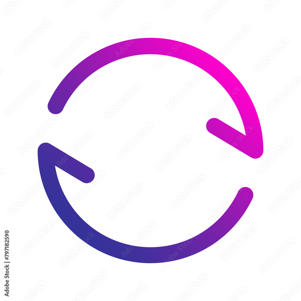 refresh gradient icon refresh gradient icon