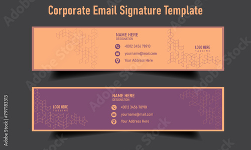 Corporate Email Signature template