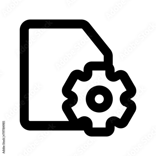 system file line icon