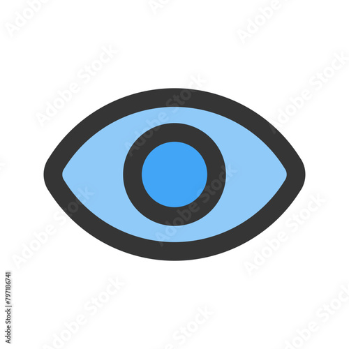 vision line color icon