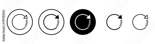 Refresh icon vector isolated on white background. Reload icon vector. Update icon. convert icon