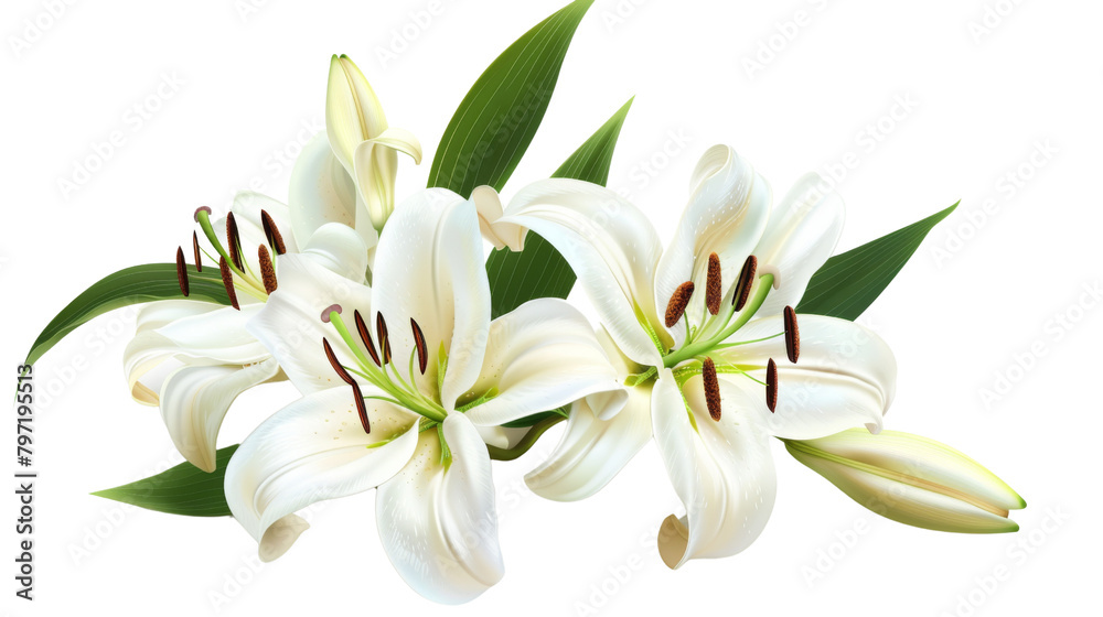 White Lily flower White Lily flower