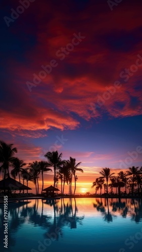 Resort tree sky landscape.