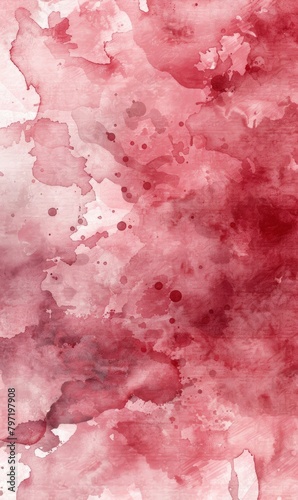 watercolor-inspired red abstract background with soft washes of color and delicate brush strokes, adding a touch of artistic flair , Hd Background