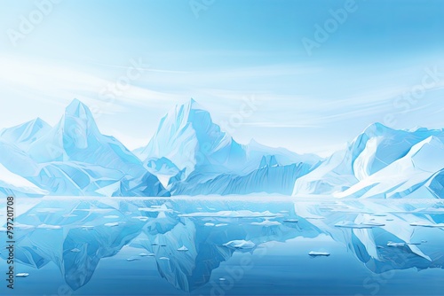 Glacial Iceberg Crystal Gradients Travel Guide: Cold Climate Adventure Cover