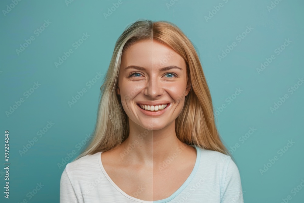 Realistic anti-wrinkle treatment in age progression supported by mature aging texture scrutiny and skincare effectiveness, integrating senescent cell knowledge into facial regimens. Realistic anti-wrinkle treatment in age progression supported by mature aging texture scrutiny and skincare effectiveness, integrating senescent cell knowledge into facial regimens.