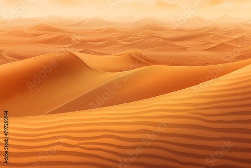 Desert Odyssey: Swirling Sand Dune Gradients - Video Game Background