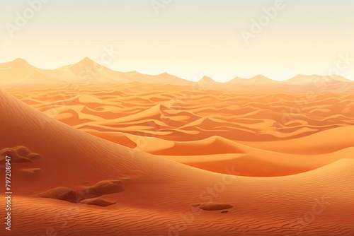 Desert Dunes  Swirling Sand Gradient Background for Video Game