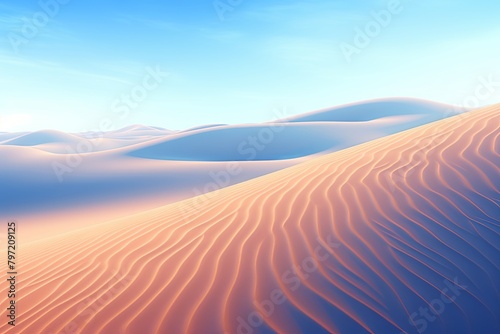 Swirling Sand Dune Gradients: Mirage of Dunes - A Documentary Film Title Screen