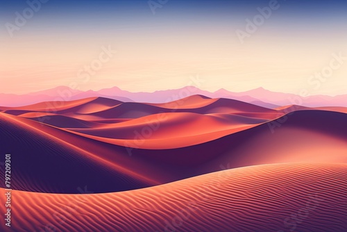 Arabian Nights: Swirling Sand Dune Gradient Event Poster