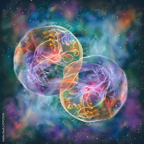 Cosmic Cellularity  A Galactic Interpretation  Ethereal Entities  Cellular Fantasy 