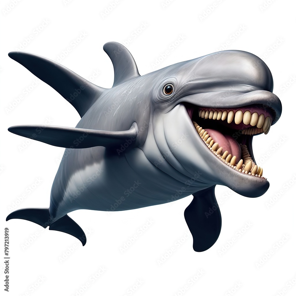 Obraz premium cute dolphin