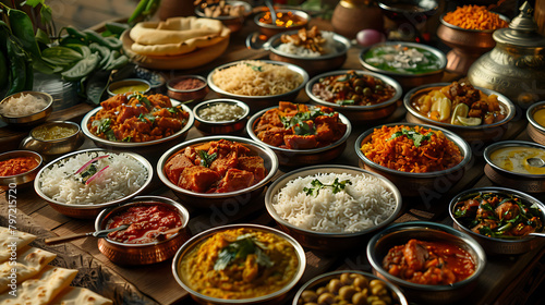assorted indian food