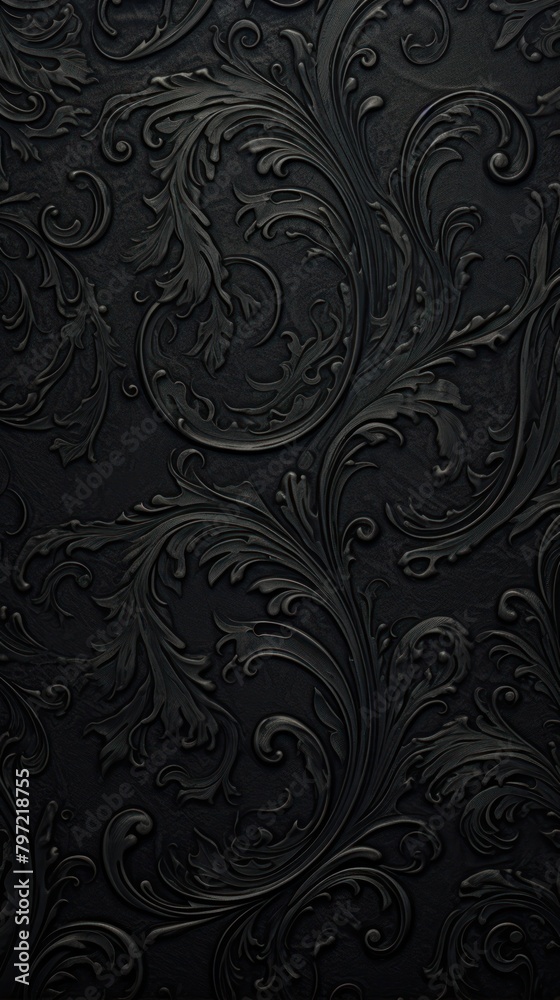Black paisley backgrounds pattern monochrome. Black paisley backgrounds pattern monochrome.