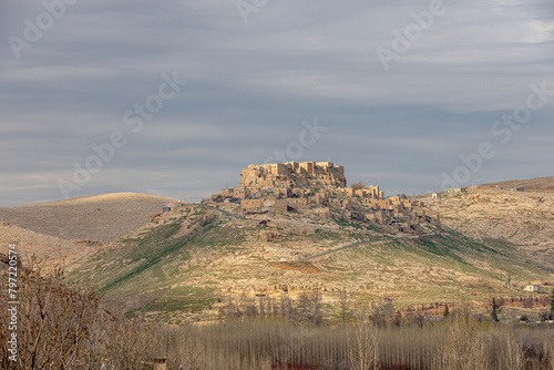 Kalecik village of Nusaybin  Mardin. Roman architecture a castle  a village in nusaybin district of mardin province.
