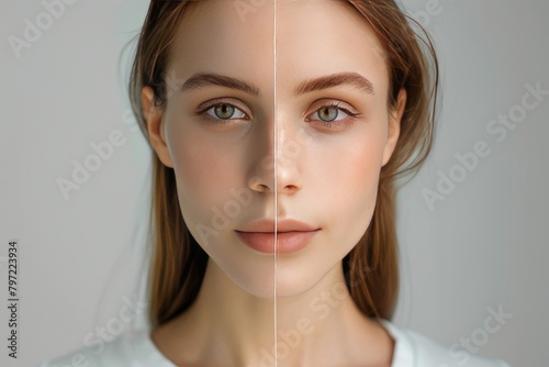 Lifes aging realities in skincare regimen blend with natural aging processes, emphasizing awareness in age transitions and skin maintenance dynamics.