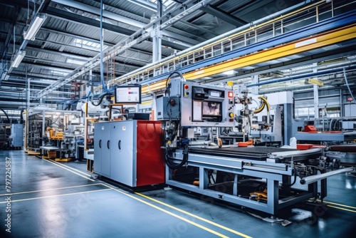 Manufacturing architecture industry building.