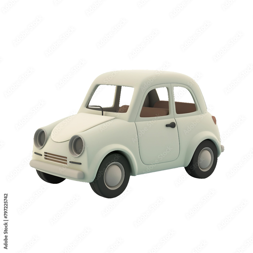 Car 3D icon. Car 3D icon.