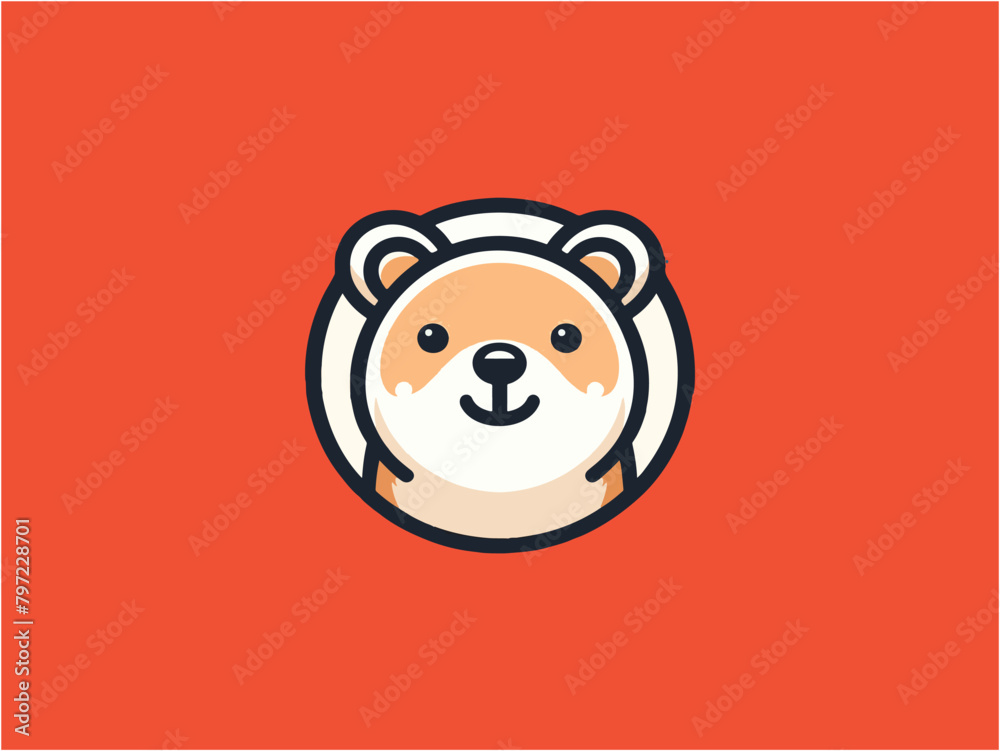 Fototapeta premium Set of animal emblems. Bear, dinosaur, eagle, leopard, wolf, horse, fox, lion, grizzly, raptor, hawk, jaguar, cat, lynx, leo, stallion, birds. Sports mascots, colorful collection, vector illustration