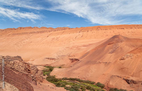 Flame Mountain in Turpan Basin, Xinjiang, China