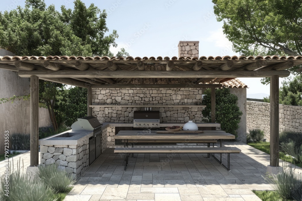 Majestic Stone Manor: A magnificent house crafted from stone, with a grand chimney and an inviting stone fireplace. A sanctuary of comfort. Majestic Stone Manor: A magnificent house crafted from stone, with a grand chimney and an inviting stone fireplace. A sanctuary of comfort.