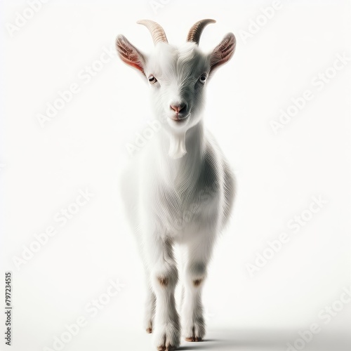 Goat isolated on a white background © Mo Stock
