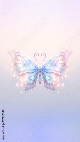 Butterfly art accessories chandelier.