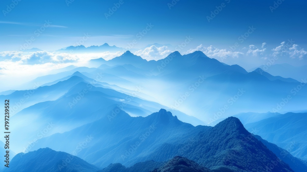 Beautiful mountain landscape with nature background Beautiful mountain landscape with nature background