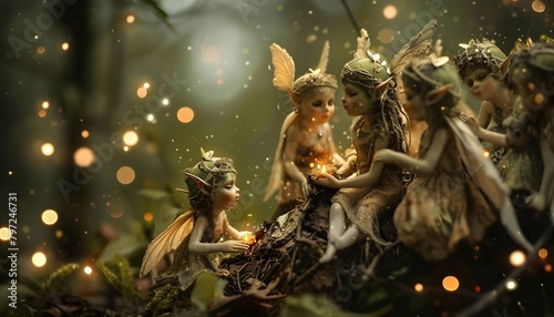 Fairytale with elves © thiraphon