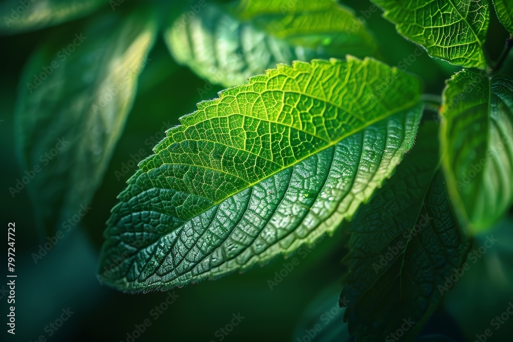A detailed close-up of the vibrant green plant. Neural network technology. A detailed close-up of the vibrant green plant. Neural network technology.